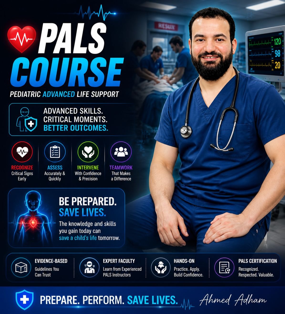 Pediatric advanced life support (PALS)